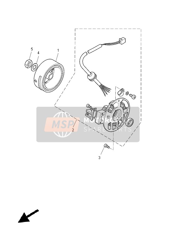 Yamaha CS50M 2015 GENERATOR für ein 2015 Yamaha CS50M